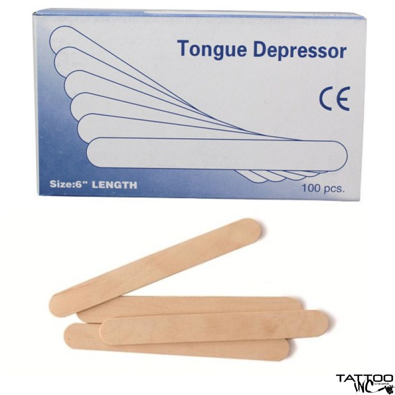 Tongue Depressors (Box 100) Sterilization TattooINC Pty Ltd