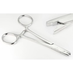 Body Jewelry Forceps 5" long with 5mm Jaws - Great for MicroDermal Insertion