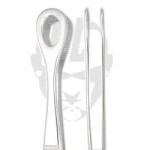 Forester (Sponge) 5 3/4" Tweezers Slotted with Easy Lock