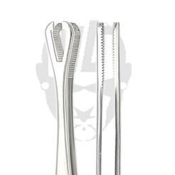 MINI Pennington 5 3/4" Tweezers Slotted with Easy Lock