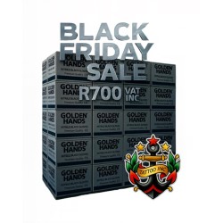 Golden Hands™ Black Nitrile Gloves – Case of 10 Boxes
