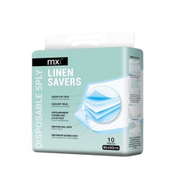 Linen Savers MX Disposable 5-Ply – Large 60x60cm (10 Pieces)