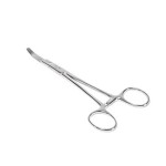 Forceps with Flat Tip (Curved 5.5" Stainless Steel Kelly)