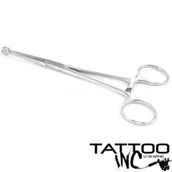 Ring Forceps - 6.5" Stainless Steel Multi Purpose Body Piercing Forceps