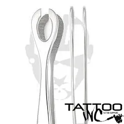 Forester (Sponge) 5 3/4" Tweezers Slotted with Easy Lock